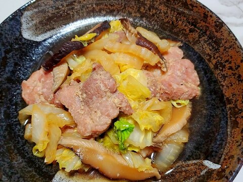 白菜と豚肉の蒸し煮